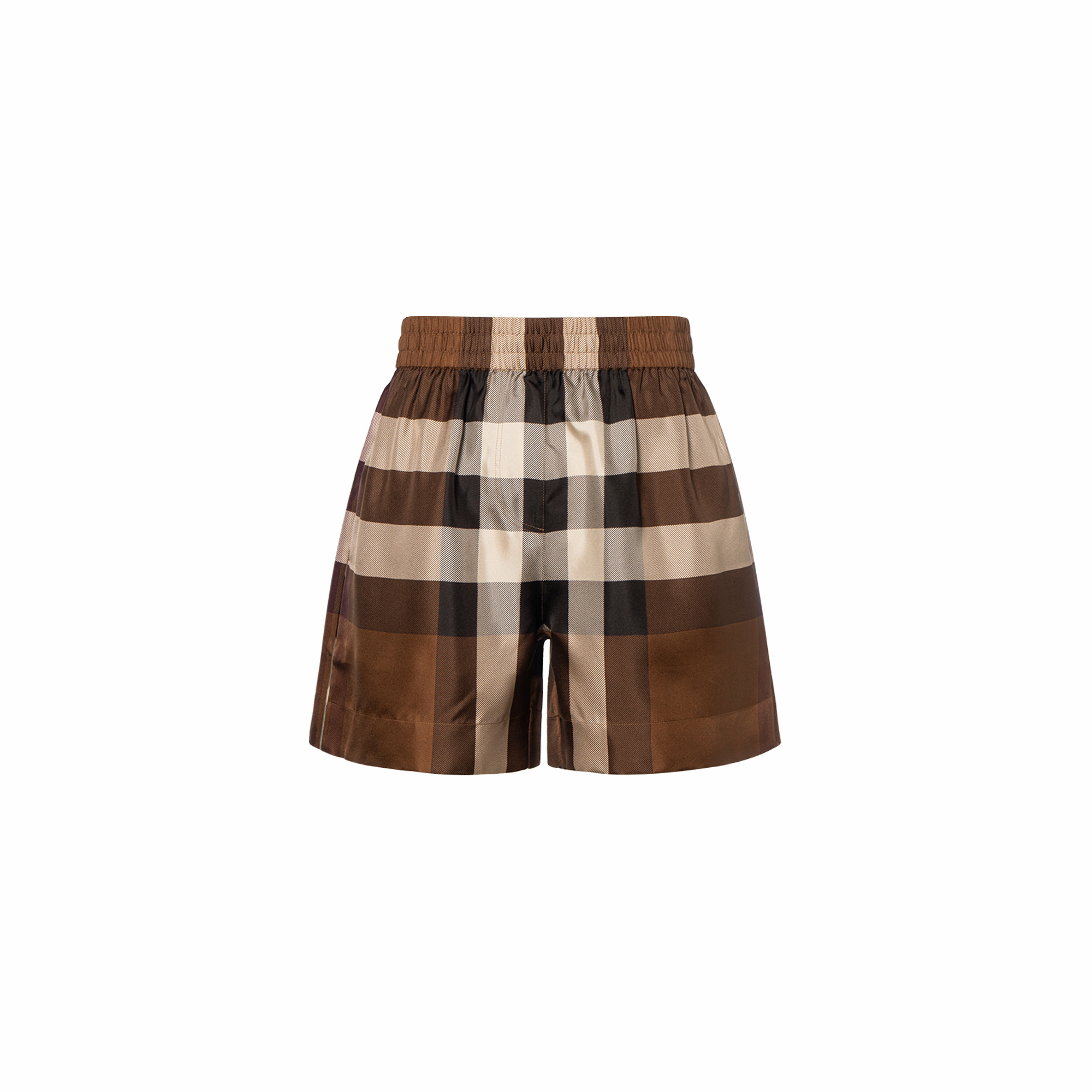 Женские шорты Burberry (коричневые)