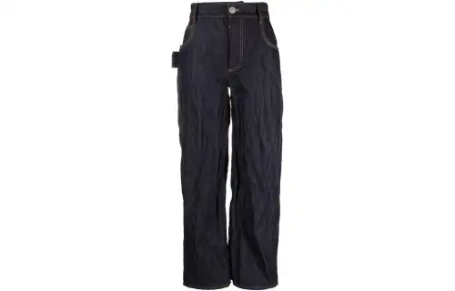 Bottega Veneta Wide Leg Twill Jeans