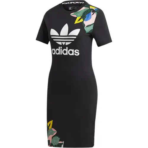 Adidas Originals Short Sleeved Dress Women's Black