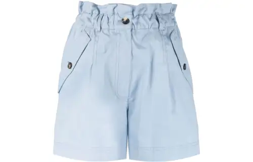 KENZO High Waist Elastic Waist Shorts