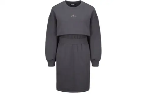 EVISU FW21 Dress Women's Dark Gray