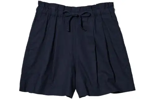 UNIQLO Casual Shorts Women's Navy Blue Thin