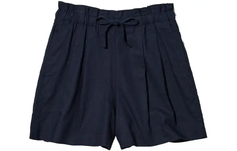 UNIQLO Casual Shorts Women's Navy Blue Thin