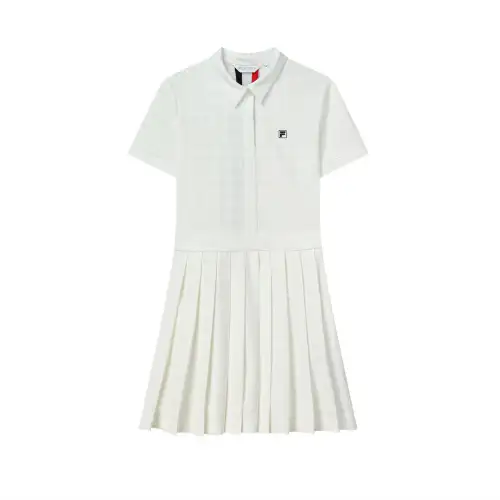 FILA Short Sleeved Dress Women's Jade White
