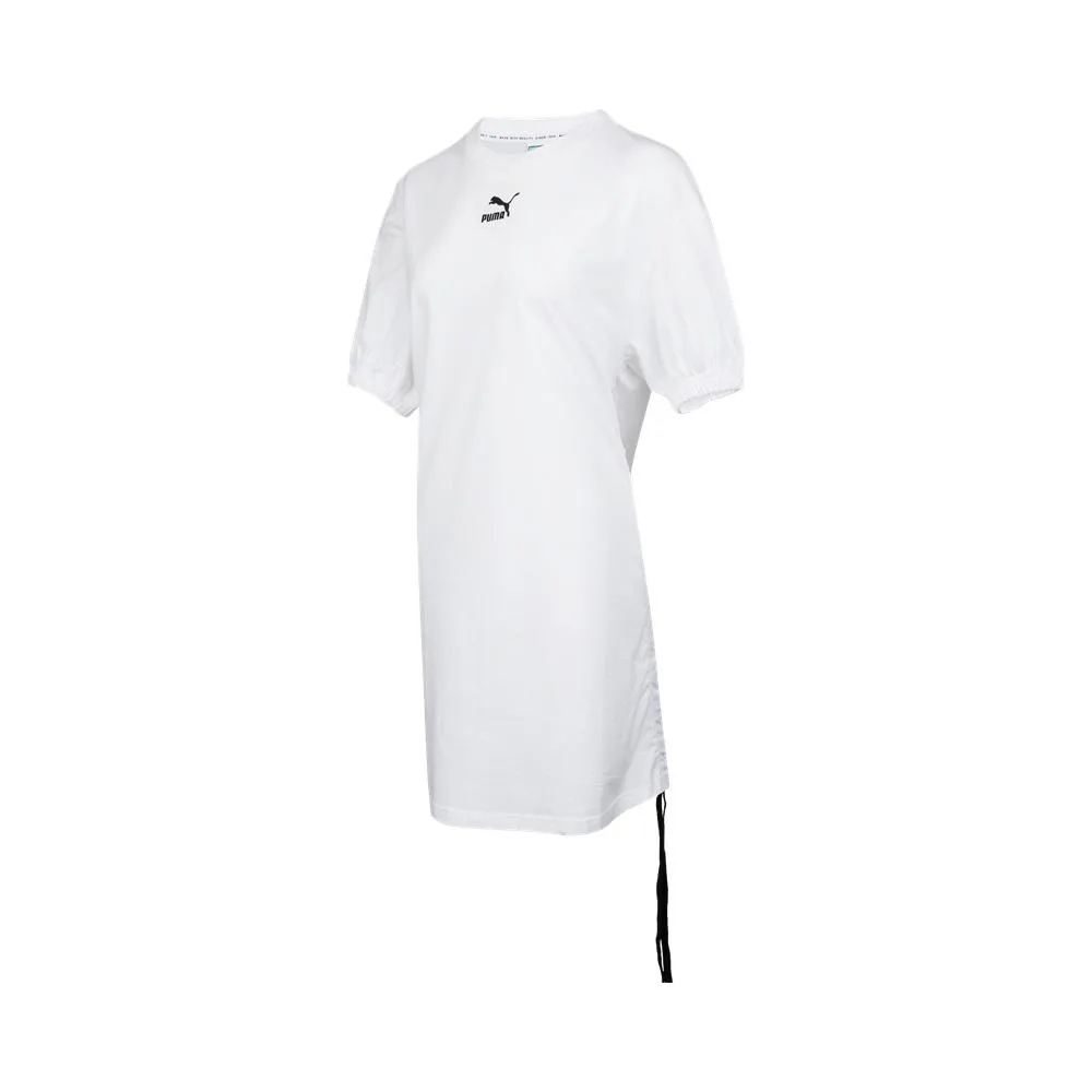 PUMA Short Sleeved Dress Women's White