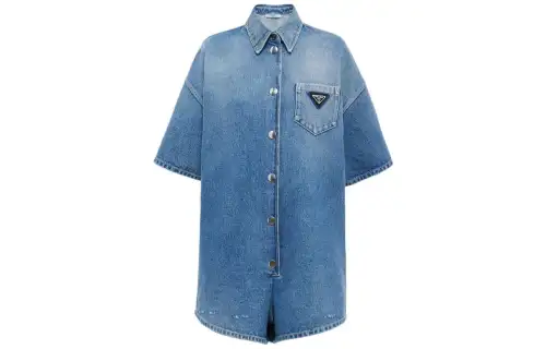 PRADA Jumpsuits Women's Blue Moderate Jumpsuit