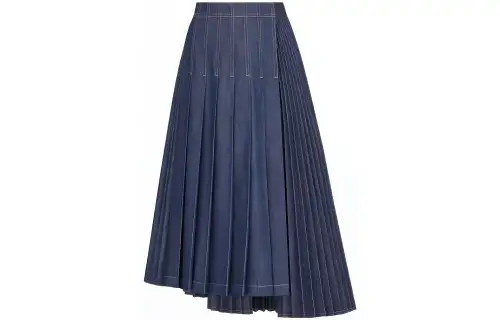 DIOR FW22 Denim Dress Women's Blue