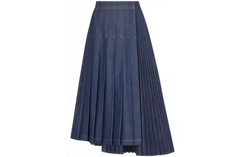 DIOR FW22 Denim Dress Women's Blue
