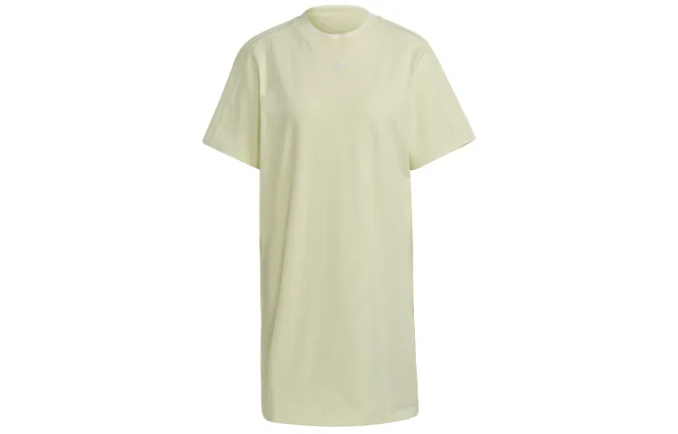 Adidas Originals Short Sleeved Dress Women's Hazy Yellow