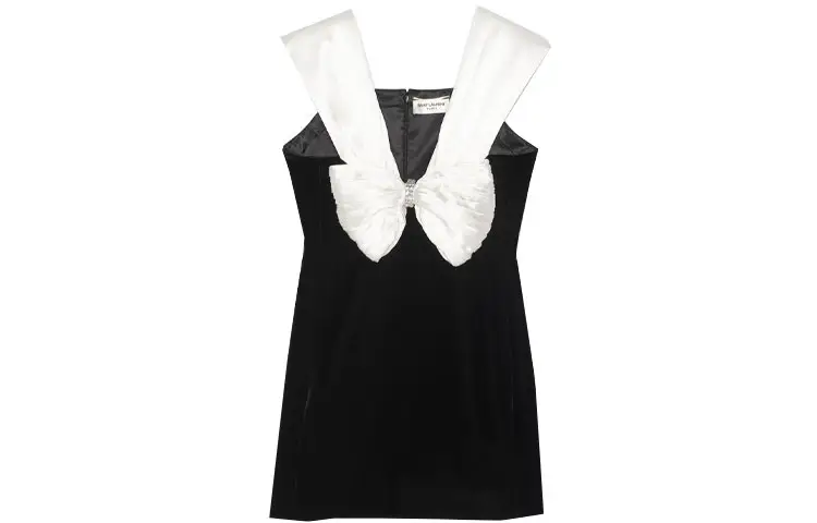 SAINT LAURENT FW21 Sleeveless Dress Women's Black