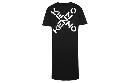 KENZO Logo Print T shirt Dress