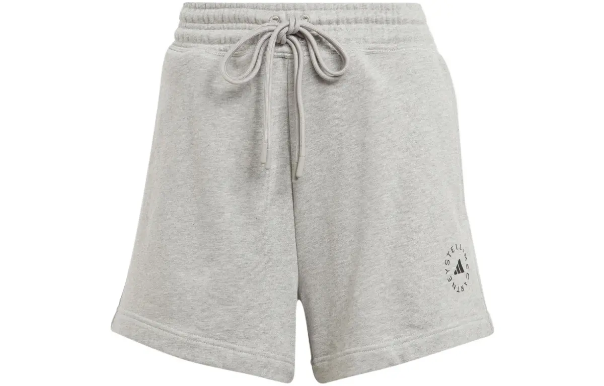 Adidas X Stella McCartney Casual Shorts Women's Gray Moderate Straight Fit Pants