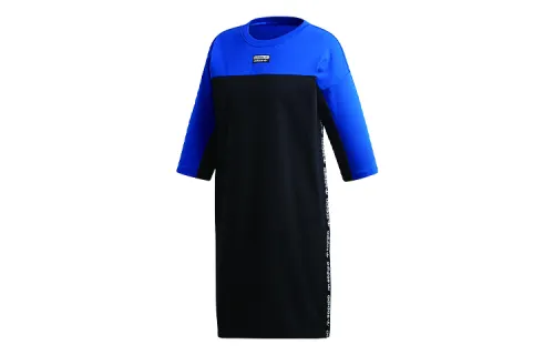 Adidas Originals Short Sleeved Dress Women's Collegiate Blue