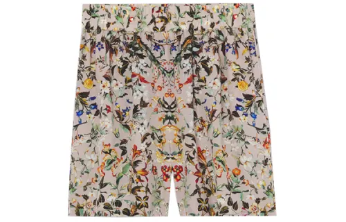 Burberry Tawney Floral Print Shorts 'Beige'
