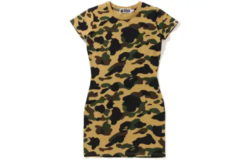 A BATHING APE Head Series Short Sleeved Dress Women's