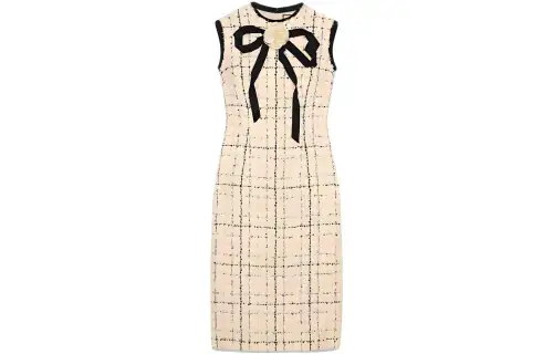 GUCCI Pre Owned 2010s Tweed Dress