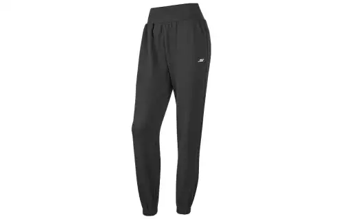Skechers Knitted Sweatpants Women's Carbon Black/0018 Moderate Cuffed Pants
