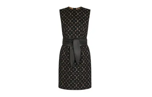 LOUIS VUITTON Sleeveless Dress Women's Black