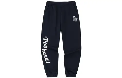 ANTA Life Collection Knitted Sweatpants Women's Black Moderate Cuffed Pants