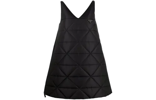 PRADA FW21 Sleeveless Dress Women's Black
