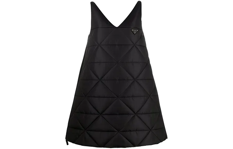 PRADA FW21 Sleeveless Dress Women's Black