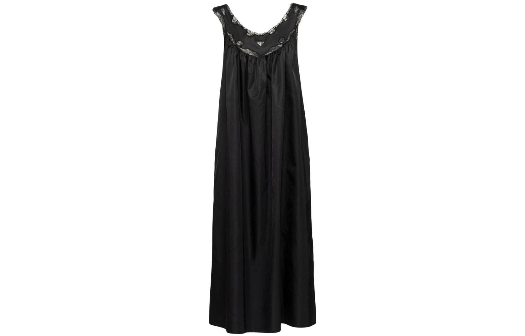 PRADA SS23 Sleeveless Dress Women's Black