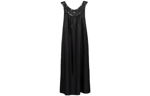 PRADA SS23 Sleeveless Dress Women's Black