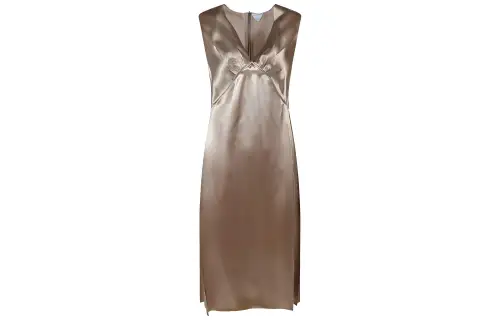 Bottega Veneta Sleeveless Dress Women's Gold