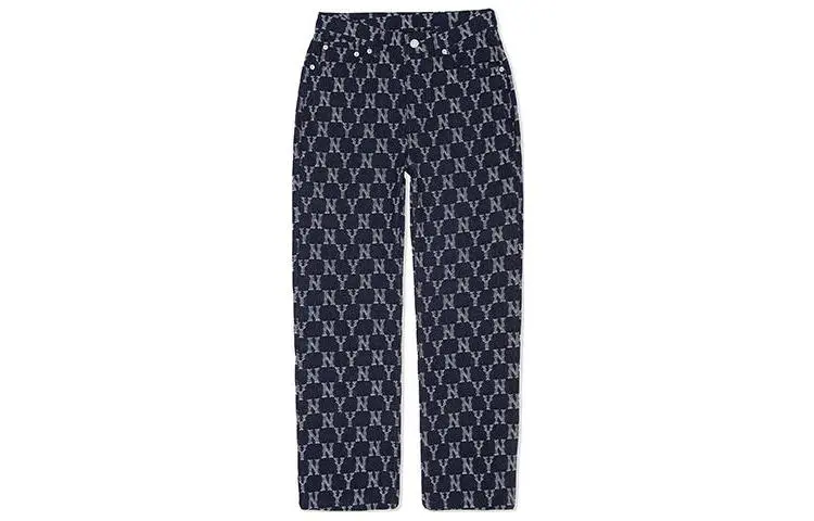 MLB Monogram Jeans Women's Dark Blue