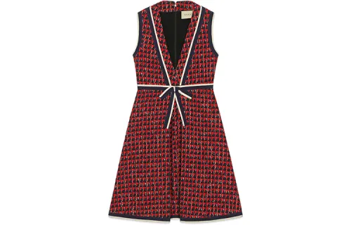 GUCCI FW21 Sleeveless Dress Women's Red