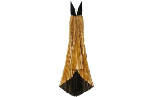 GUCCI FW21 Sleeveless Dress Women's Gold