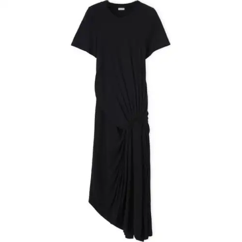 LOEWE SS25 Short Sleeved Dress Women's Black