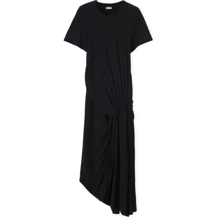 LOEWE SS25 Short Sleeved Dress Women's Black