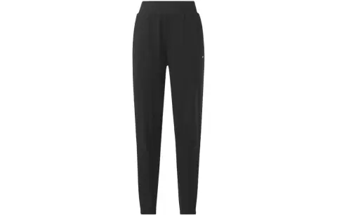 Reebok Knitted Sweatpants Women's Black Moderate Slim Fit Pants