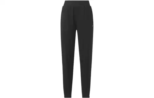 Reebok Knitted Sweatpants Women's Black Moderate Slim Fit Pants