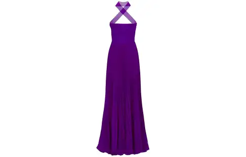 DIOR Sleeveless Dress Women's Purple