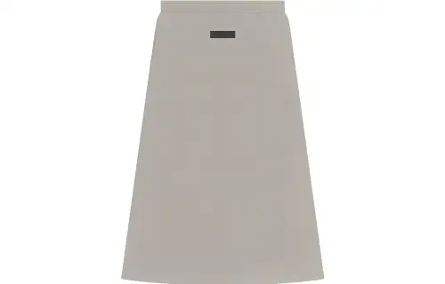 Fear Of God Essentials Drop2 SS23 Knit Long Skirts Women's Seal Gray Color Moderate Mid Length A Line Skirt