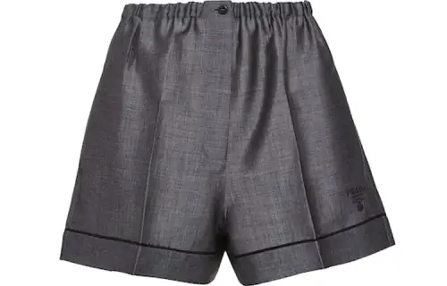 PRADA SS21 Casual Shorts Women's Gray