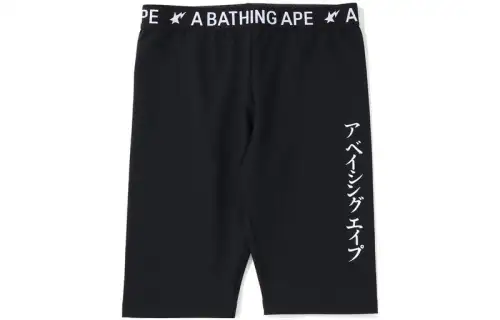 A BATHING APE Casual Shorts Women's Black Moderate