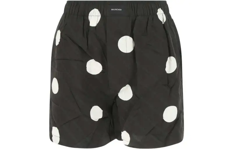 Balenciaga Casual Shorts Women's Black Moderate