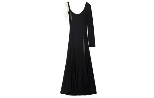 LOEWE Sleeveless Dresses Women's Black Crew Neck Thin