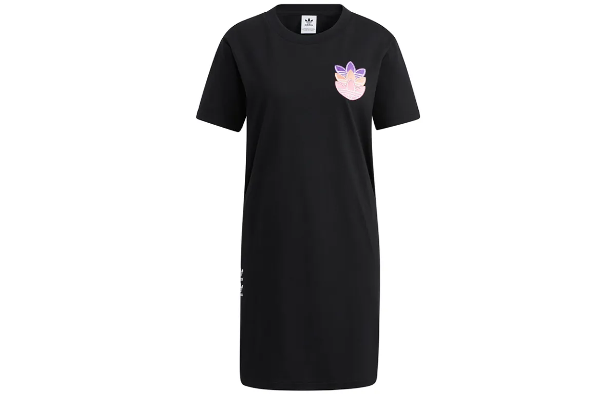 Adidas Originals Short Sleeved Dress Women's Black