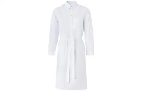 Burberry Short Sleeved Dress Women's White
