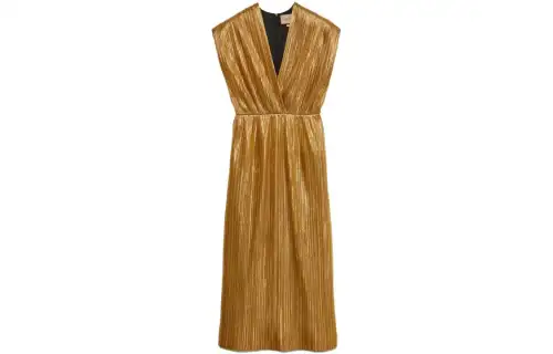GUCCI Cady Lamé Midi Dress