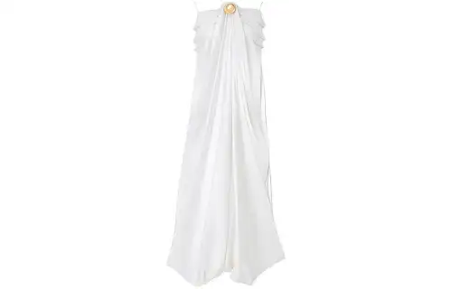 LOEWE Slip Dresses Women's White Moderate Long