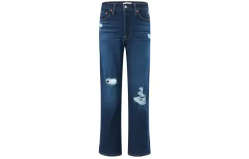Levis Jeans Women's Blue Moderate Straight Fit Pants
