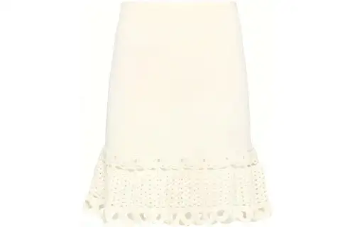 【Previous Season】crochet-knit midi skirt