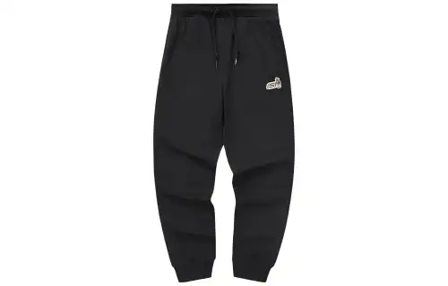 Skechers Funny Monster Knitted Sweatpants Women's Carbon Black Moderate Cuffed Pants