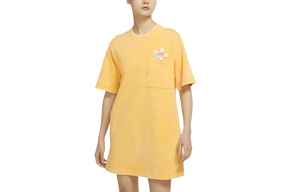 Nike Short Sleeved Dress Women's Yellow