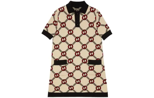 【Previous Season】reversible Interlocking G knitted dress